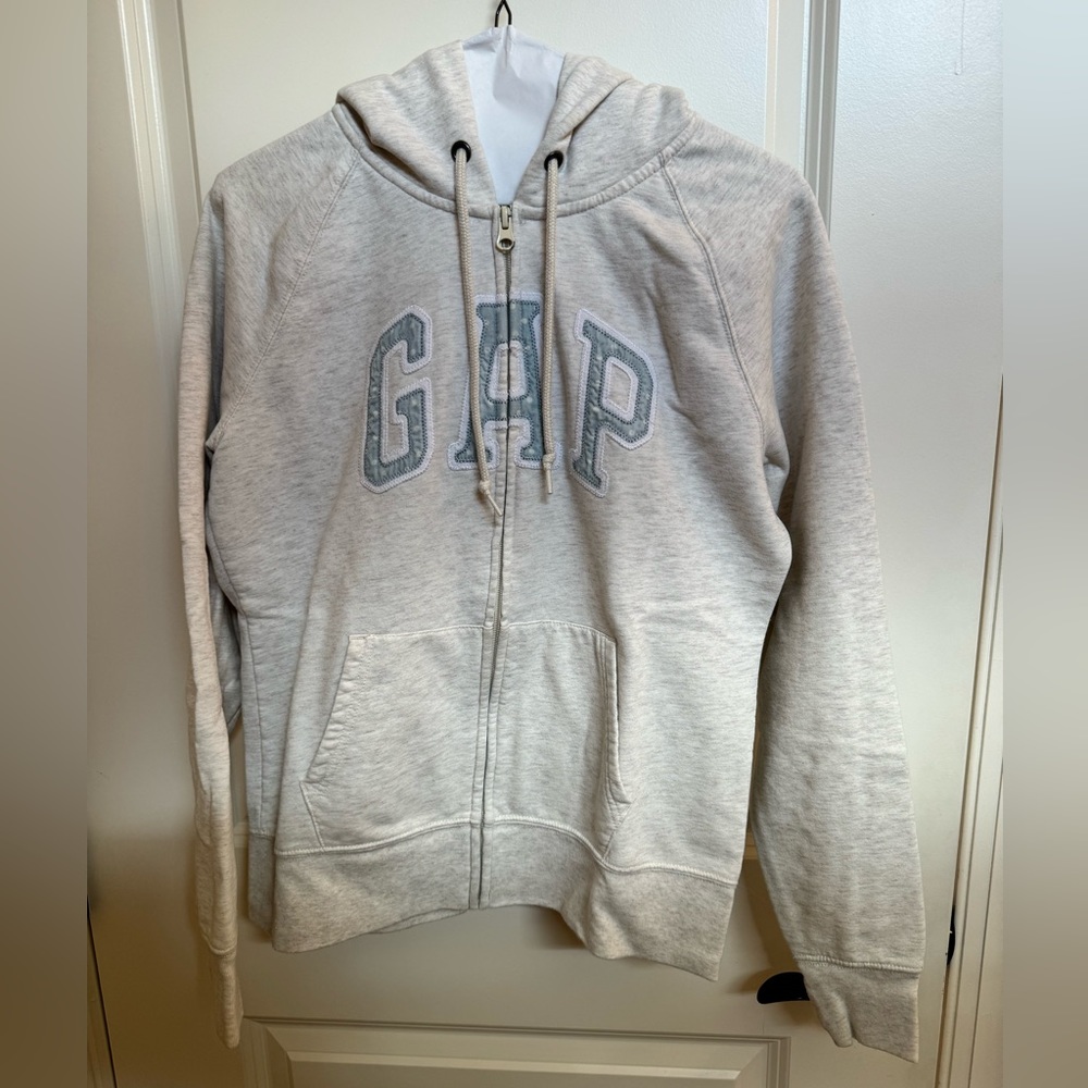 Gap full zip hooded sweatshirt